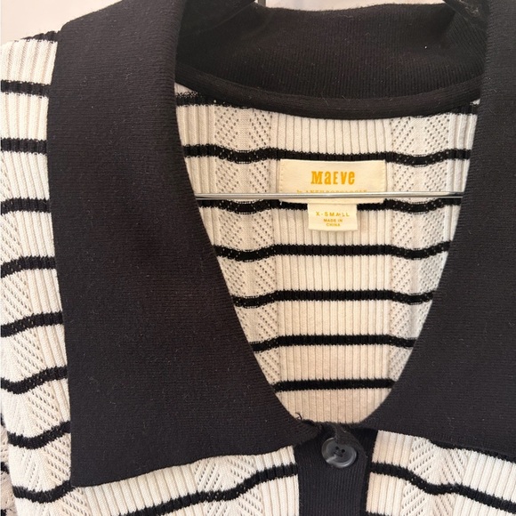 Maeve by Anthropologie Short-sleeve collared sweater cardigan - Picture 4 of 7